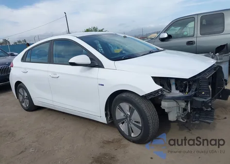2019 Hyundai Ioniq Hybrid Blue из США, поврежденный, VIN KMHC65LC3KU179902
